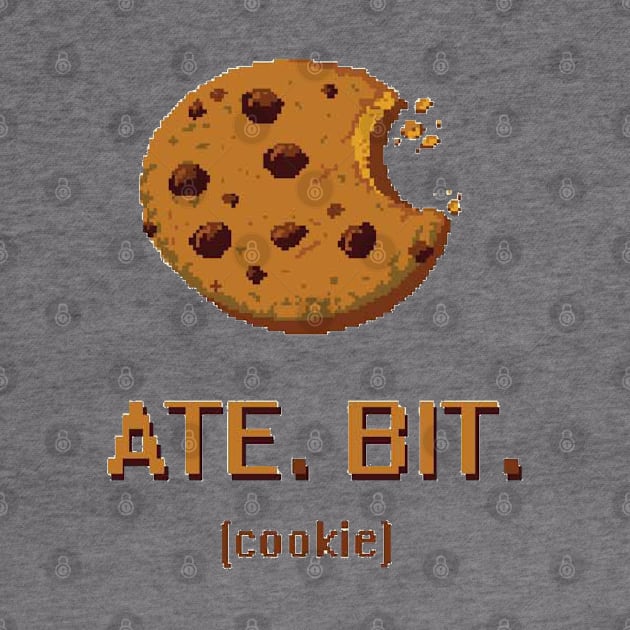 ATE. Bit. Cookie. (8-bit) by MGleasonIllustration